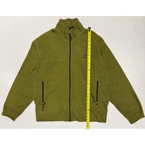 Vtg Patagonia Mens XL Synchilla Full Zip Fleece Jacket Olive Green Made in USA